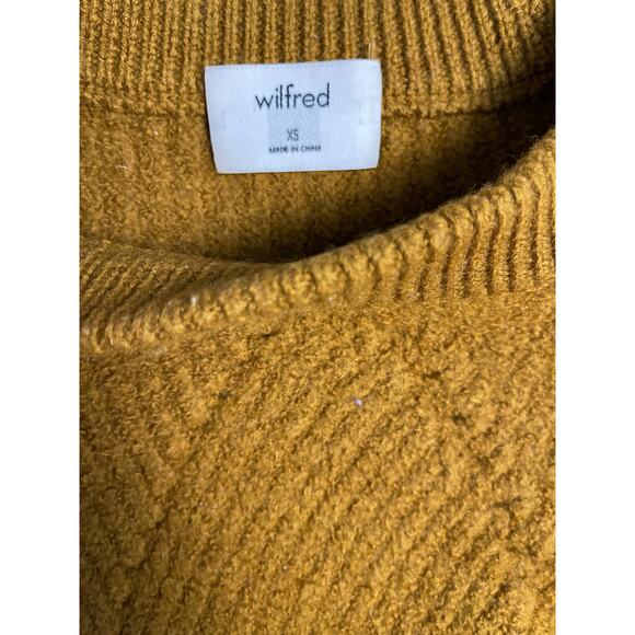 Aritzia Wilfred Serment 100% Merino Wool Cropped Sweater Size XS - Picture 6 of 11